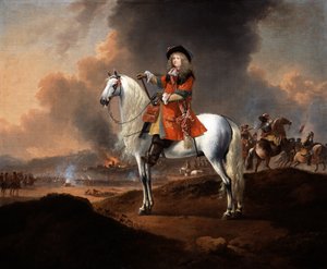 Oberstleutnant Randolph Egerton MP (gest. 1681) von der Königlichen Reitwache, ca. 1672